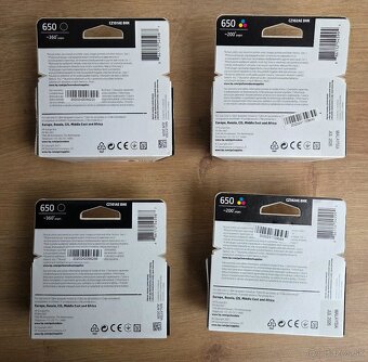 NOVE: Originalna atramentova napln HP650 - 2