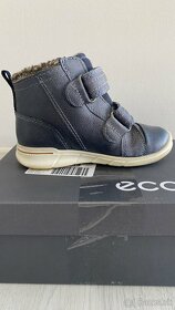Zimné detské kožené topánky ECCO- Zateplené gore-tex - 2
