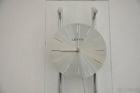 Moderné strieborné kyvadlové hodiny - 2
