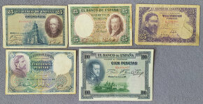 Bankovky obehové Španielsko - 2