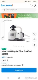Filtrácia7,9 + bazén 4,6/1,22 - 2