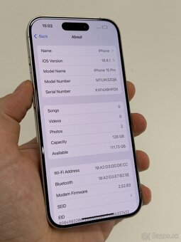 iPhone 15 Pro 128GB White Titanium - 2