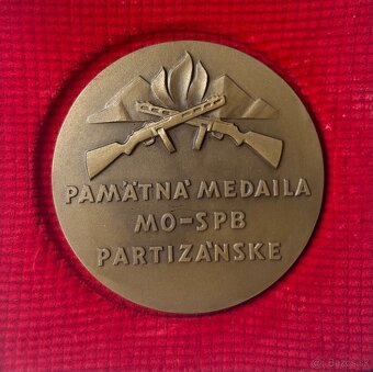 Pamätná medaila SNP Partizánske - 2