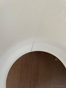 Prasknuta vanička do sprchovacieho kúta 90x90 liaty mramor - 2