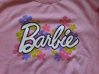 Barbie ružová mikina veľkosť S a XXS - 2