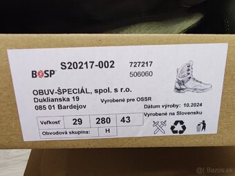 BOSP Taras Army 43 (29, 280) vysoke zelene - 2