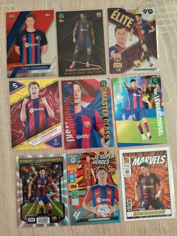 Lewandowski, Ferran Torres, Pedri, Gavi - futbalové kartičky - 2
