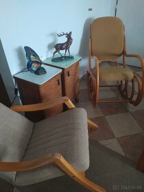Hojdace kreslo, Tiffany, nočný stolík,jeleň - 2