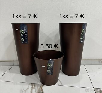 Predám nové plastové kvetináče - 2