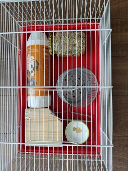klietka pre škrečka s prúslušenstvom - 2