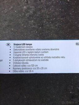 Stojaca led lampa - 2