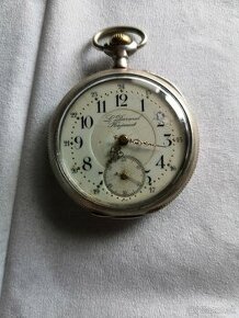 Pánske vreckové strieborné hodinky, rok 1900 - 2
