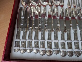Vintage set strieborny pribor - 2