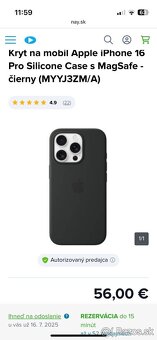 Predám nový Apple Iphone 16 Pro 256GB Black Titanium - 2