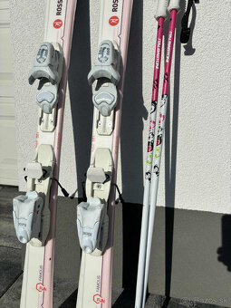Detské lyže Rossignol 120 + palice - 2