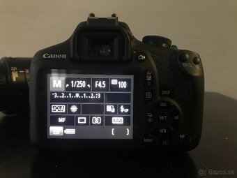 Canon EOS 2000D + 18–55 mm + 75–300 mm + príslušenstvo - 2