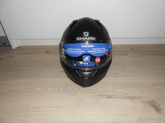 Predam krasnu novu moto prilbu znacky SHARK EVO GT BLANK MAT - 2