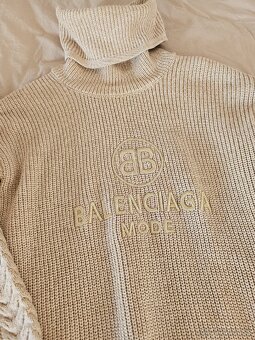 Balenciaga rolakove pletene saty - 2