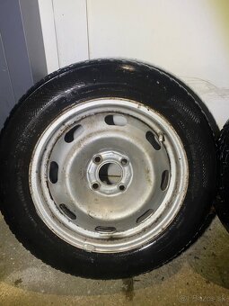 Plech disky 4x108 15” + zimne gumy 185/65R15 Peugeot Citroën - 2