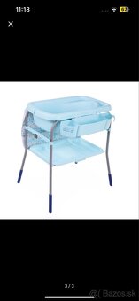 CHICCO Stolík prebaľovací s vaničkou Cuddle & Bubble - Ocean - 2
