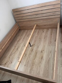 manzelska postel 180x200 masiv - 2