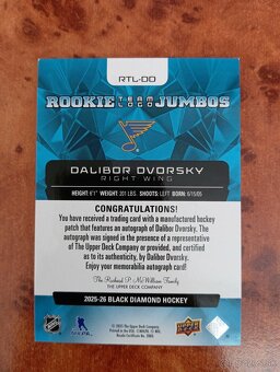 Dalibor Dvorský - hokejová karta - 2