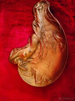 Popolník bronz Secesie - 2