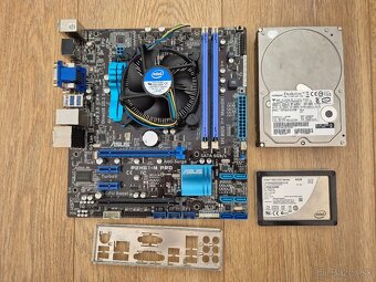 Predám zostavu Intel Core i3 2100, Asus P8H61-M PRO, 4GB RAM - 2