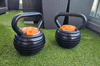 Nastaviteľný kettlebell 3,4–18 kg - GymBeam - 2