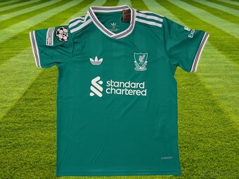 detský futbalový dres Mohamed Salah – Liverpool FC zelený - 2