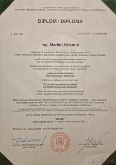 Doučovanie chémie a ďalších prírodných vied - 2