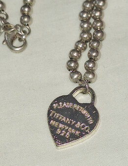 STRIEBRO NÁHRDELNÍK TIFFANY - 2