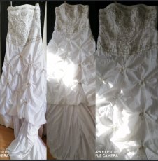 Krasne Svadobne šaty s vleckou - 2