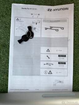 Hyundai santafe original priecniky 2018-2023 - 2