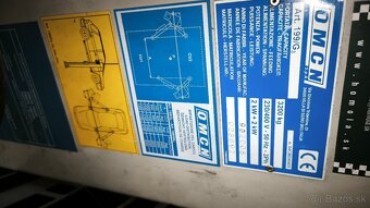 Dvojstlpovy zdvihák OMCN 199G - 2