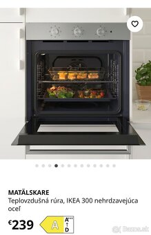 Predám novú teplozdušnú rúru Matälskare - 2