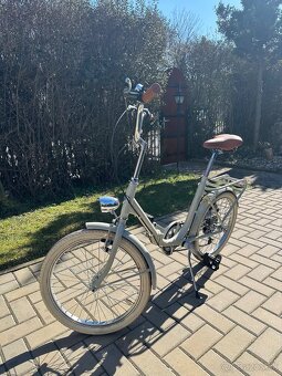 Mestský skladací retro bicykel - 2