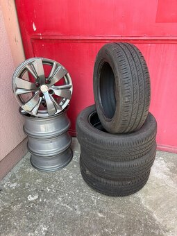 PREDÁM:NEMECKÉ DISKY NA PEUGEOT 2008/+PNEUMATIKY - 2