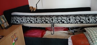 110x200 postel cierna - 2