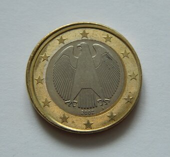 Predám 1 euro 2002 F Nemecko - chyborazba - 2