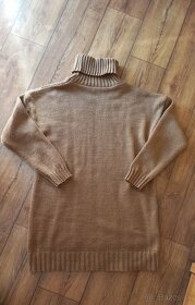 Nový karamelový rolák teplý uni veľ., L/XL - 2