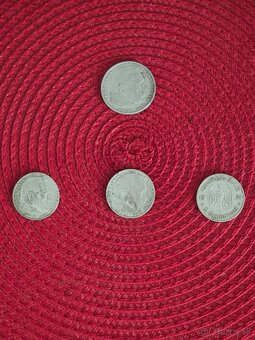 Predám strieborné nemecké ríšske marky 5 a 2 RM - 2