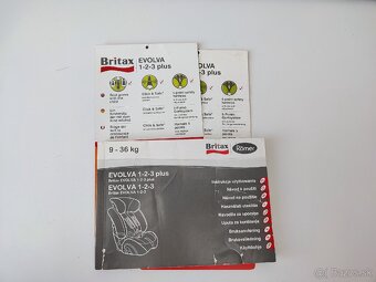 Britax Evolva 123 plus (nema isofix) 2kusy - 2