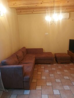 Rohová rozkladacia sedačka a kreslo za odvoz - 2