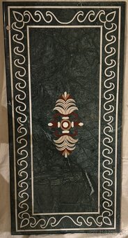 Mramorový plát s polodrahokamami - 2