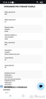 Chladič nissan x-trial II - 2