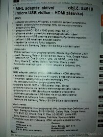Adaptér HAMA Micro USB-B ---- HDMI - 2