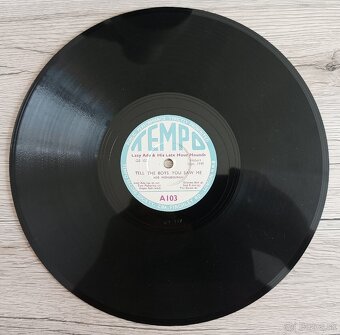 Starožitné šelakové gramodesky americký jazz, swing - 2
