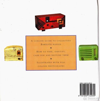 Kniha Bakelite Radios (Bakelitová rádia), encyklopedie - 2