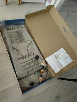 Babybjorn Lehátko Light Grey + hračka pastel - 2